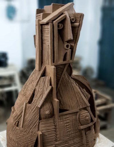 Terracotta Sculpture - Visual arts - Sutanu Chatterjee - Indian Sculptor