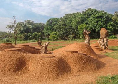 Land Art Environmental Sculpture - Visual arts - Sutanu Chatterjee - Indian Sculptor
