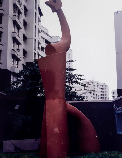 Outdoor Sculpture Bengal Ambuja Kolkata- Visual arts - Sutanu Chatterjee - Indian Sculptor